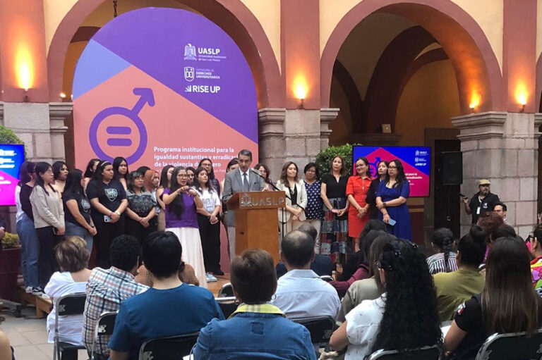 “Un esfuerzo de todas las mujeres”; UASLP presenta el Programa Institucional para la Igualdad Sustantiva y Erradicación de la Violencia de Género
