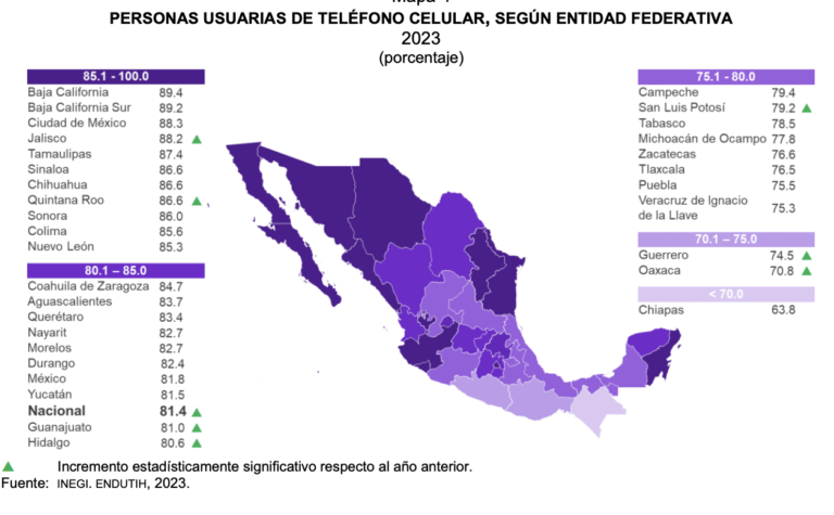 SLP, el séptimo estado con menos porcentaje de hogares con internet: Inegi