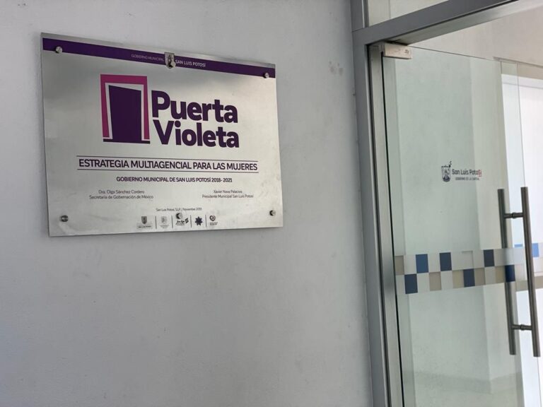 En 3 meses, Puerta Violeta atendió a 240 mujeres víctimas de violencia en la capital potosina