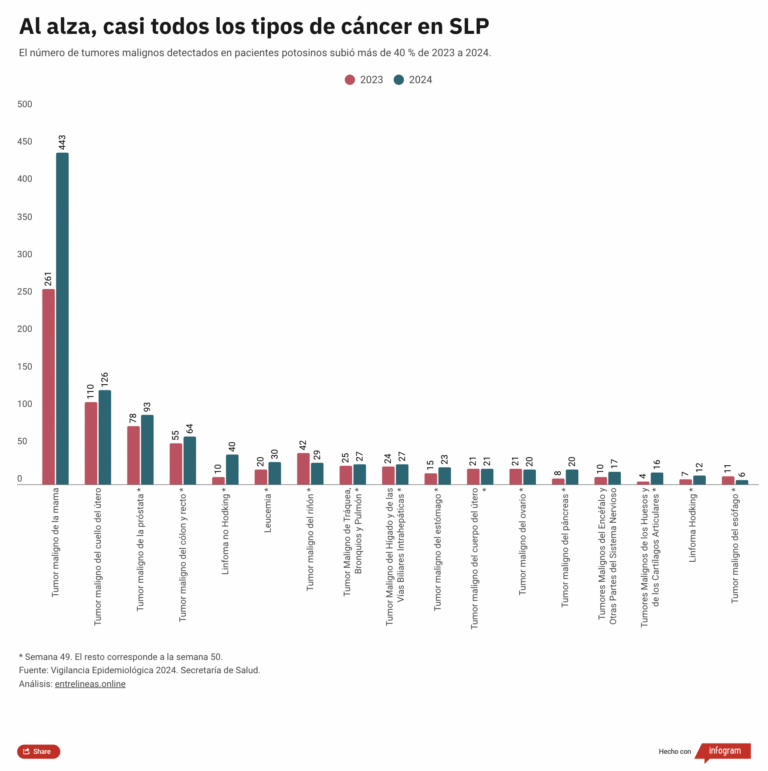 Un San Luis enfermo: más cáncer, depresión, ETS, desnutrición, anorexia, bulimia…