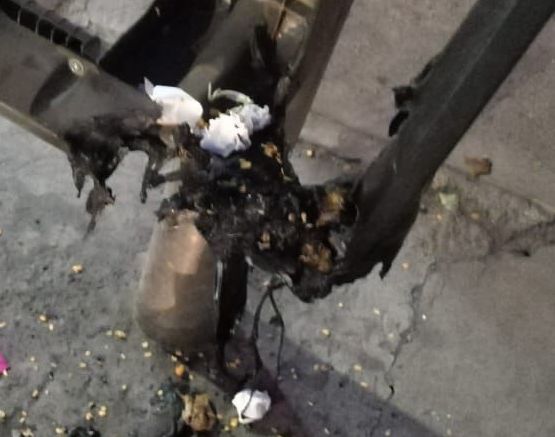 Vándalos y pirómanos destruyeron 31 papeleras durante festejos navideños