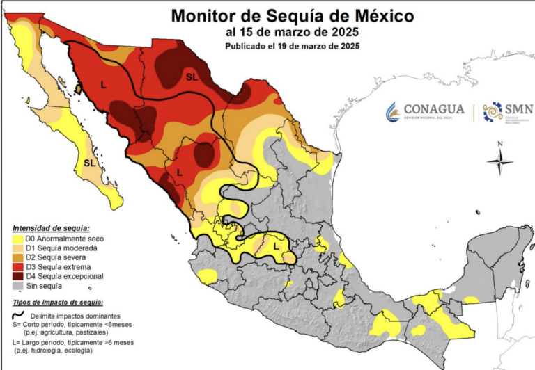En tan solo 2 semanas, se duplica en SLP la cifra de municipios anormalmente secos