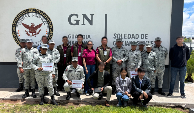 Capacita Profepa a elementos de la Guardia Nacional en SLP