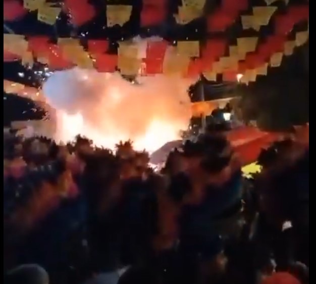 Estallido de pirotecnia deja 8 heridos durante los festejos patronales en Mexquitic