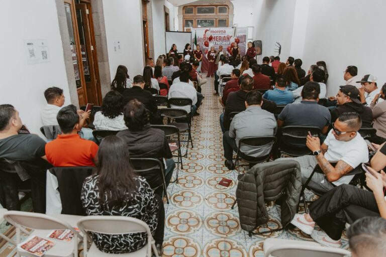 Morenistas potosinos celebran el primer año de la Presidencia de Sheinbaum