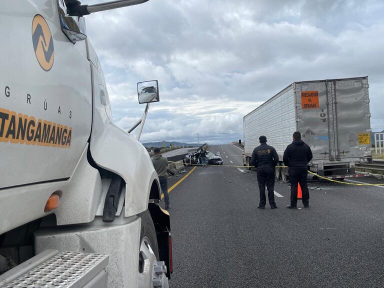 Mortal accidente en la carretera SLP-Zacatecas