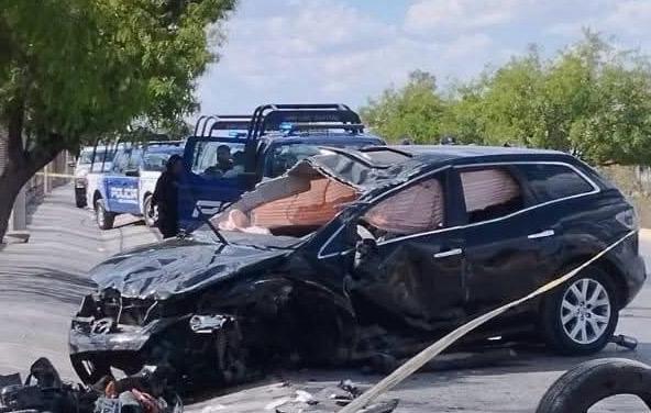 Fallece motociclista tras choque en la colonia Morales