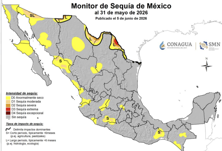 SLP inicia junio libre de sequía
