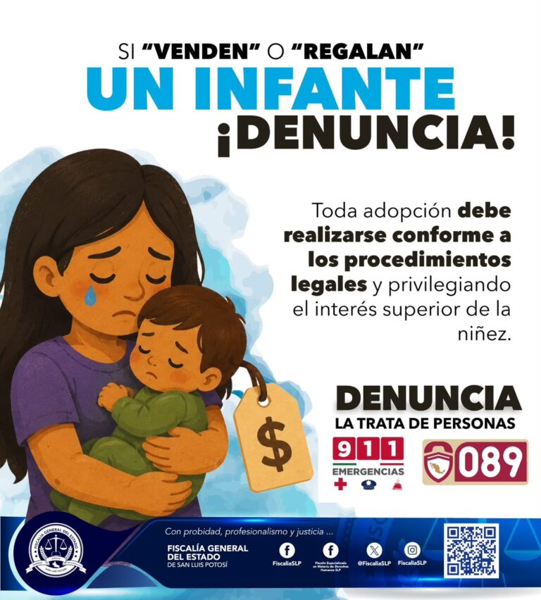 Pide Fiscalía denunciar venta de infantes
