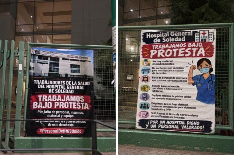 Se suma el Hospital General de Soledad a denuncias por crisis en la red médica de SLP