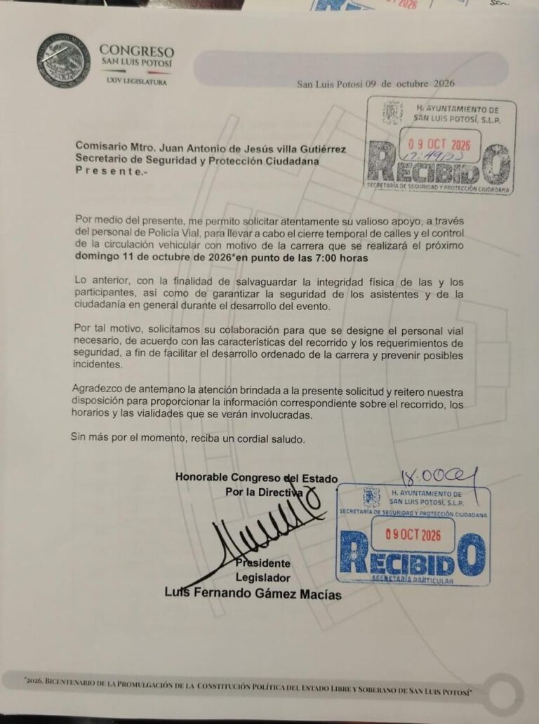 Rechaza SSPC brindar apoyo vial para carrera del Congreso; es imposible organizar de un día para otro, argumenta
